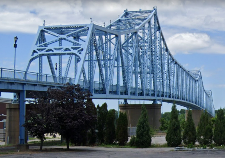 Industrial History 1940 Glover Cary Bridge over Ohio River at
