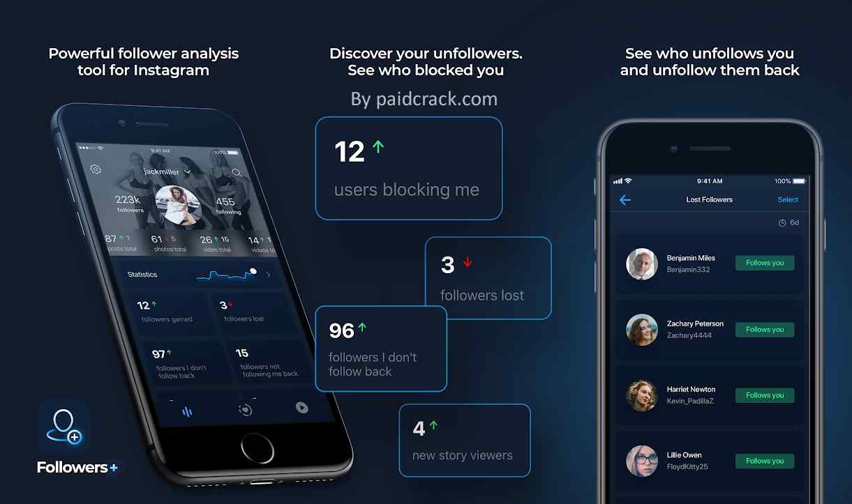 Followers+ Followers Analytics for Instagram Pro Mod Apk 2.1 Followers+ Followers Analytics for Instagram Pro Mod Apk 2.1