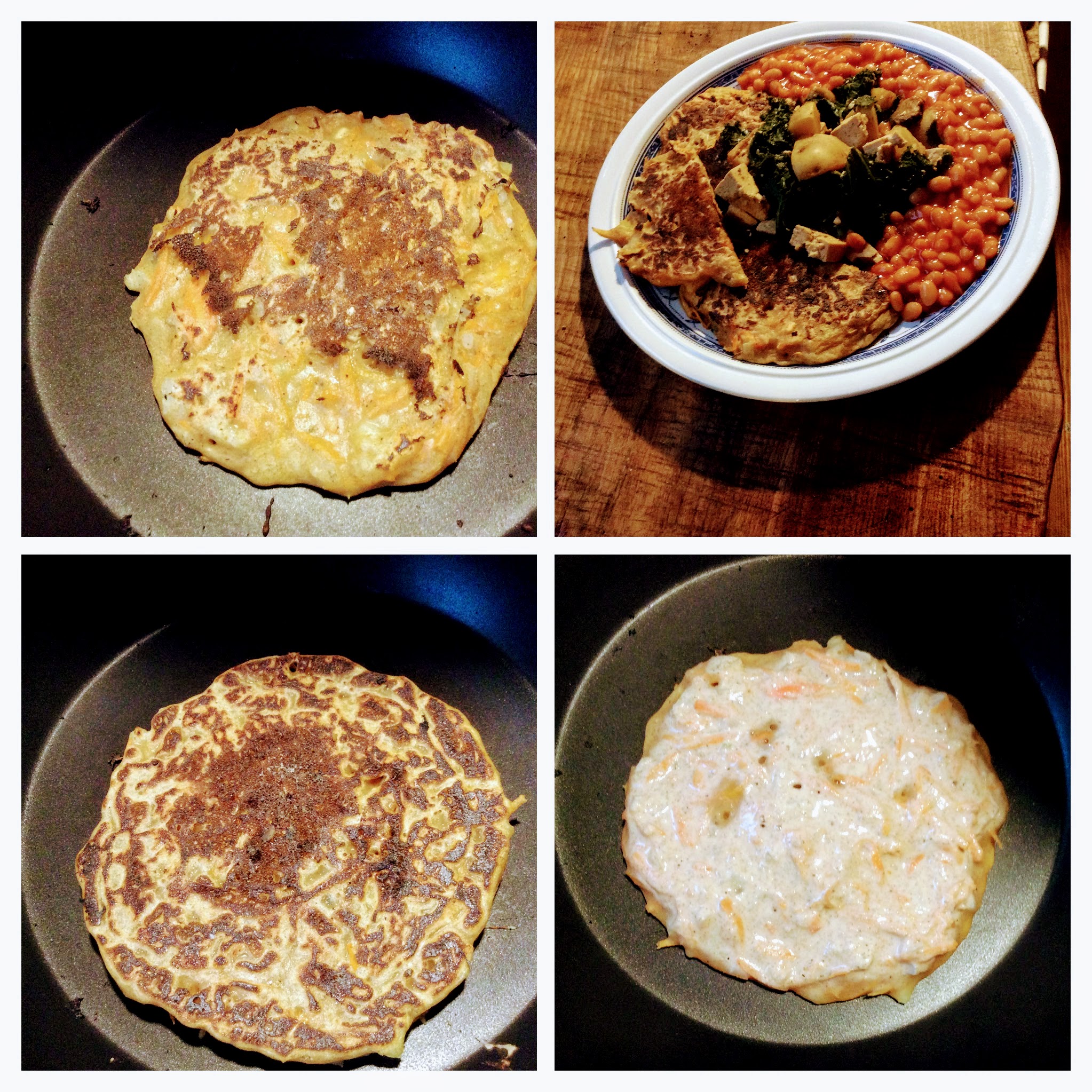 Savoury Carrot Pancakes