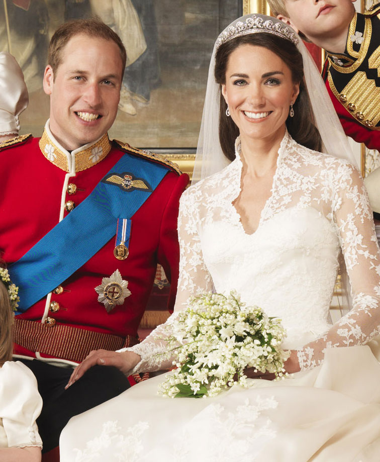 Image of the royal wedding of england