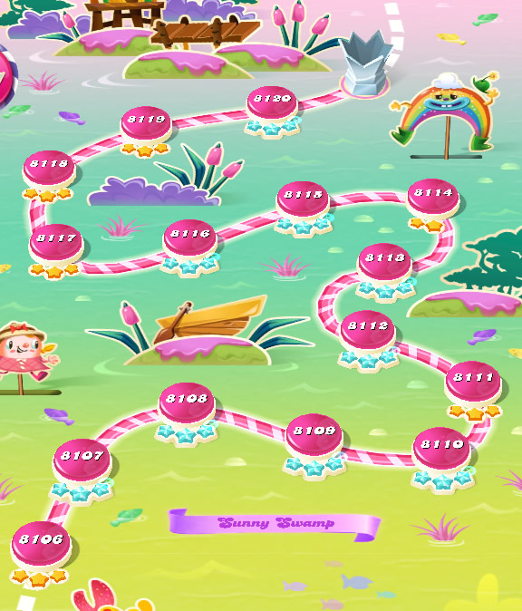Candy Crush Saga level 8106-8120 Candy Crush Saga level 8106-8120