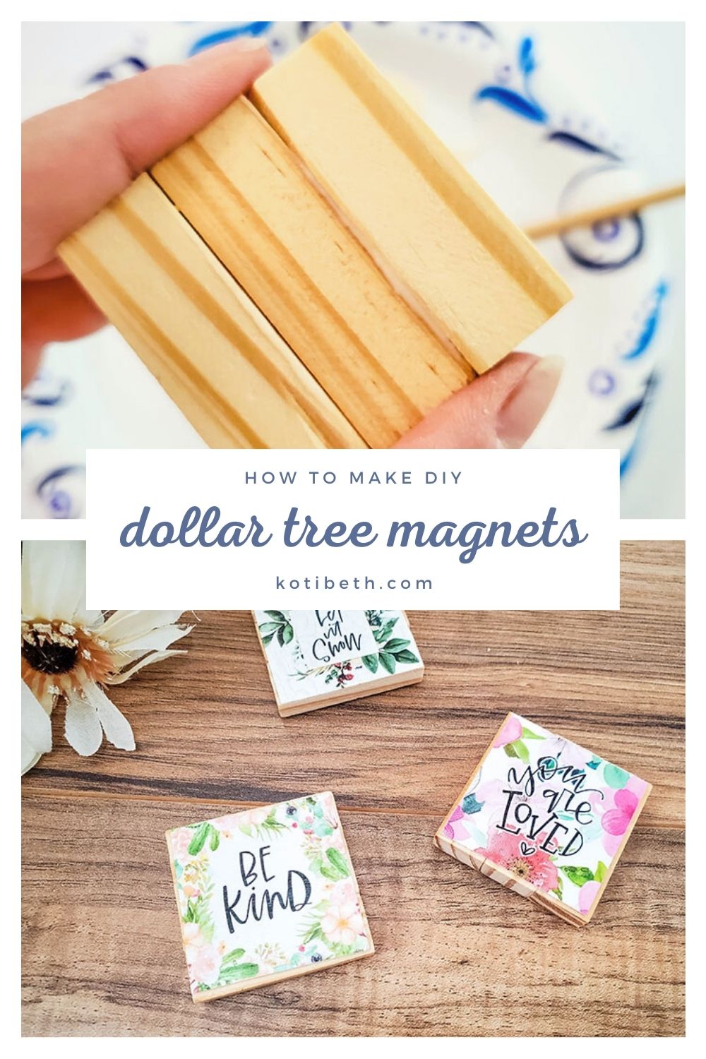 Dollar Tree Calendar Magnets With Jenga Blocks Calendar Koti Beth