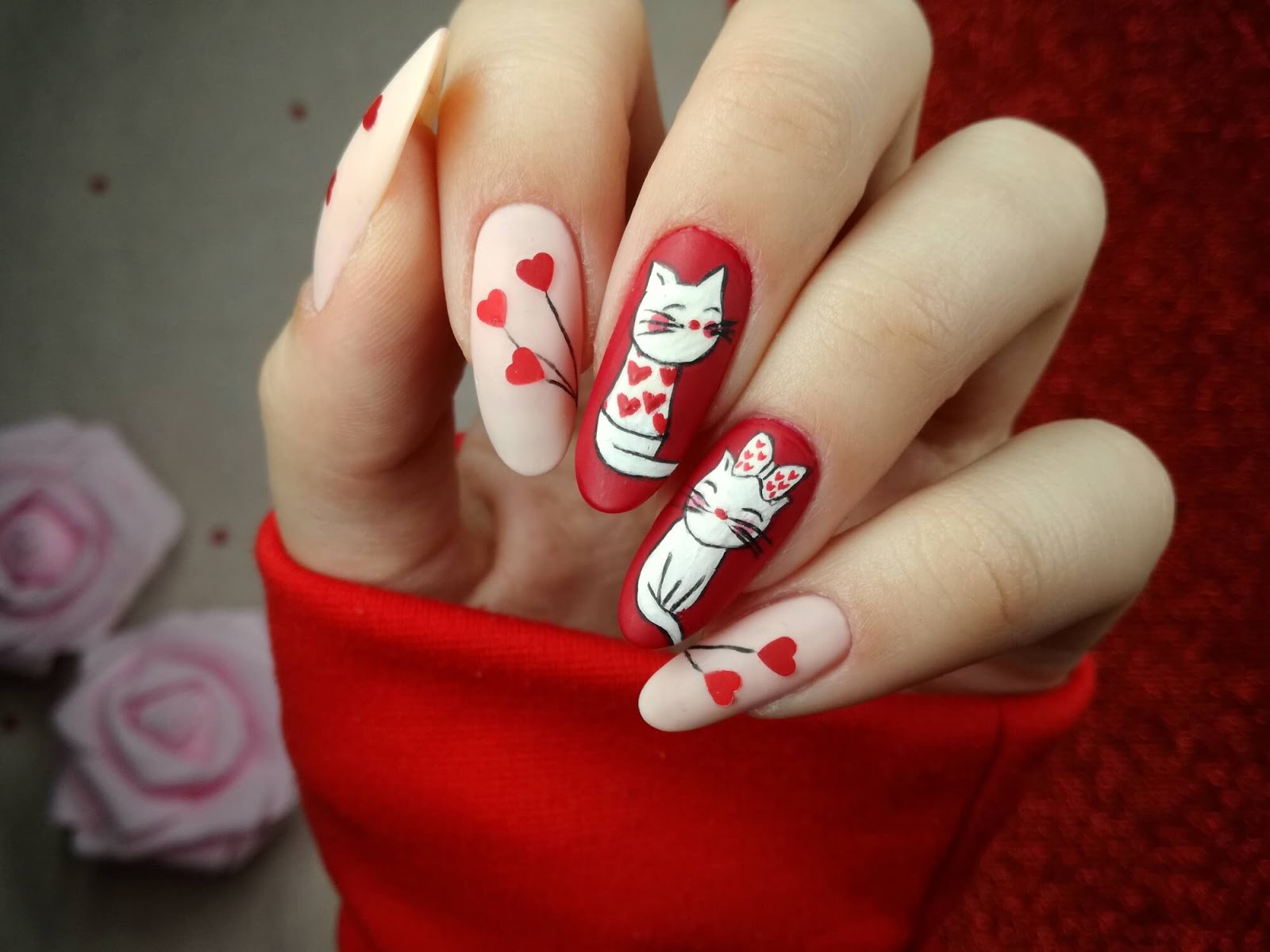 Koty Na Paznokciach Dwa Zupelnie Inne Zdobienia Malinaila Pl