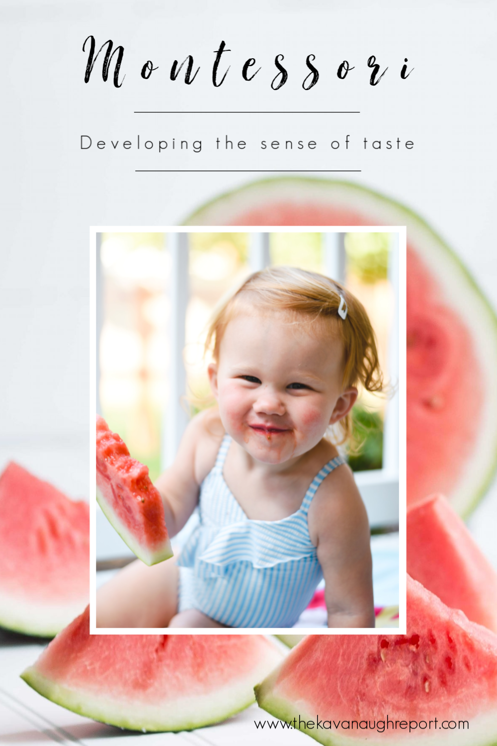 Montessori ideas for developing the sense of taste - and why it is important - including tips and activities to try at home for babies and toddlers.