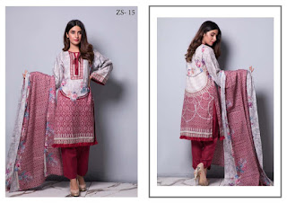 Original Pakistani Suits wholesale | ZS textile Rangreza lawn vol 4