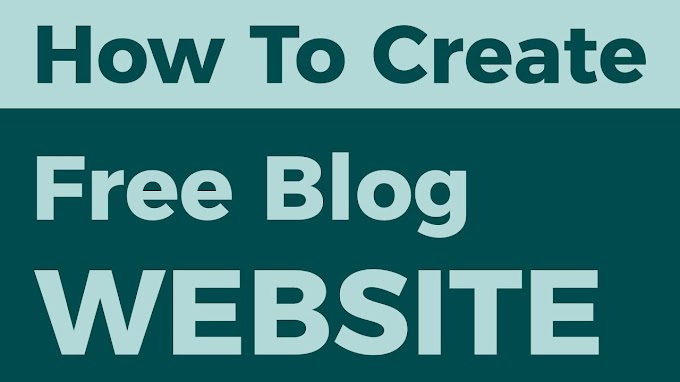 How To Create Free Blog Website