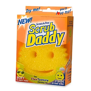  Scrub Daddy Smiling Scrubber, Grey - Scratch-Free