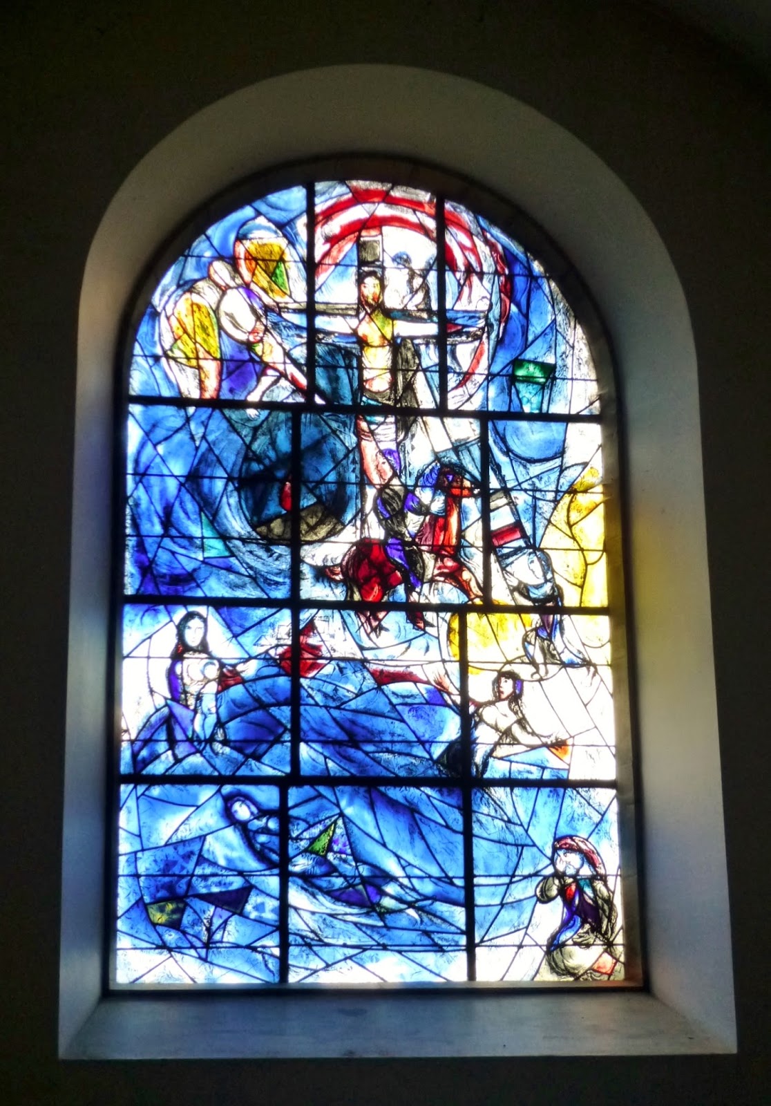 Under Wide Suffolk Skies Chagall Stained Glass at All Saints Church
