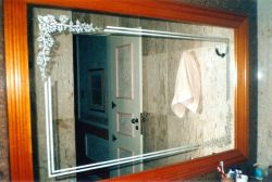 Espelhos Jateados de Banheiro
