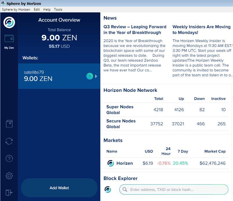 ZEN coin là gì Mua và nhận ZEN coin ở đâu 4 horizen-wallet