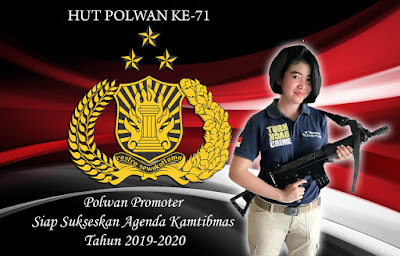 Wallpaper Polwan Cantik