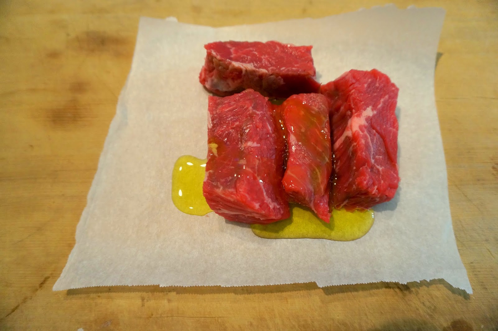 Seared Beef & Dressed Greens