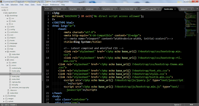 sublime text code editor