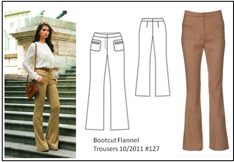 bootcut jeans pattern