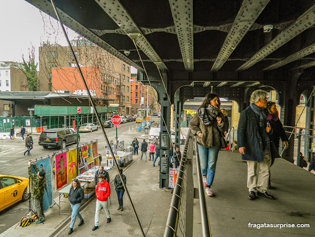 Gansevoort Street, acesso ao Parque High Line em Nova York