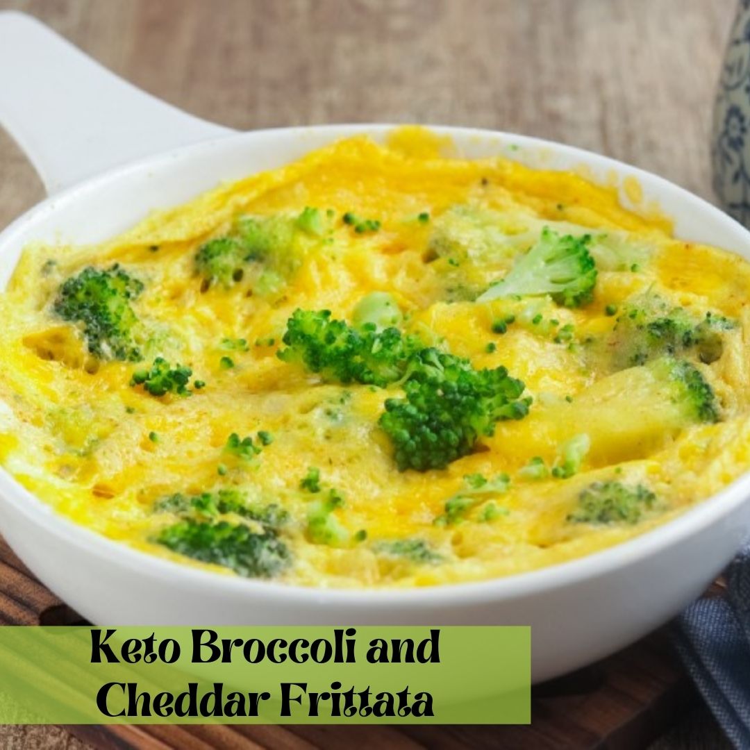 Keto Broccoli and Cheddar Frittata - Prosper Diet Program