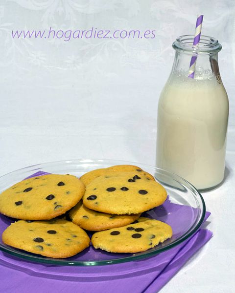 Galletas con chips de chocolate
