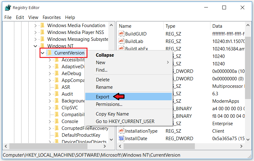 where is windows 10 product key in registry