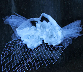 DIY floral veil