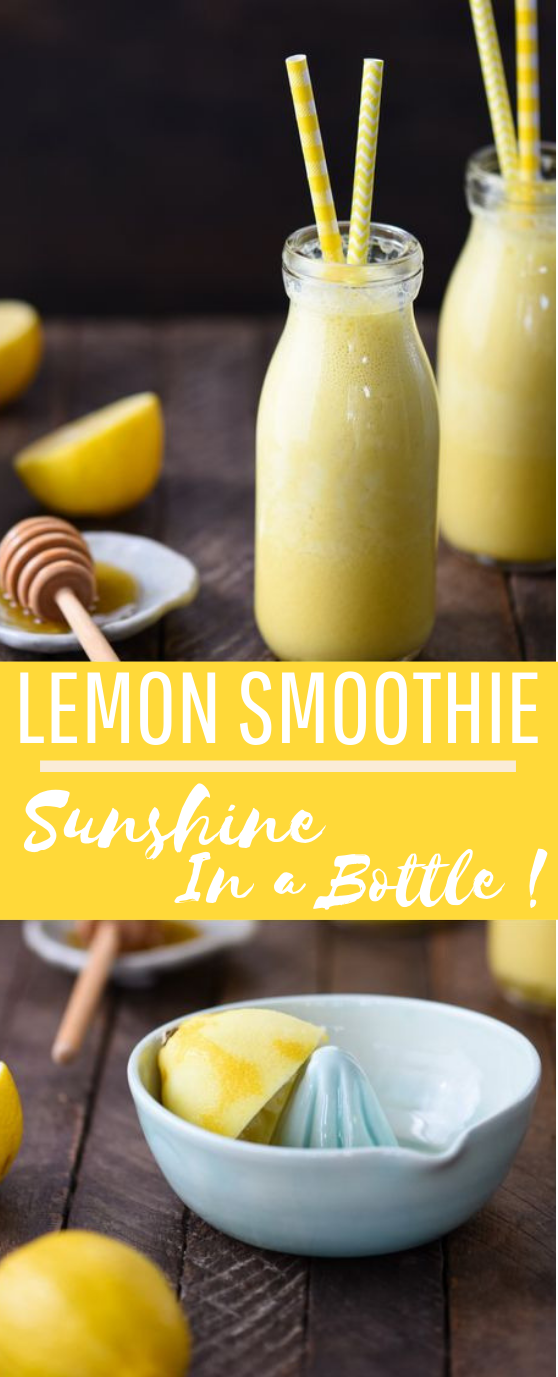Lemon Smoothie (Sunshine in a Bottle!) #drinks #smoothies