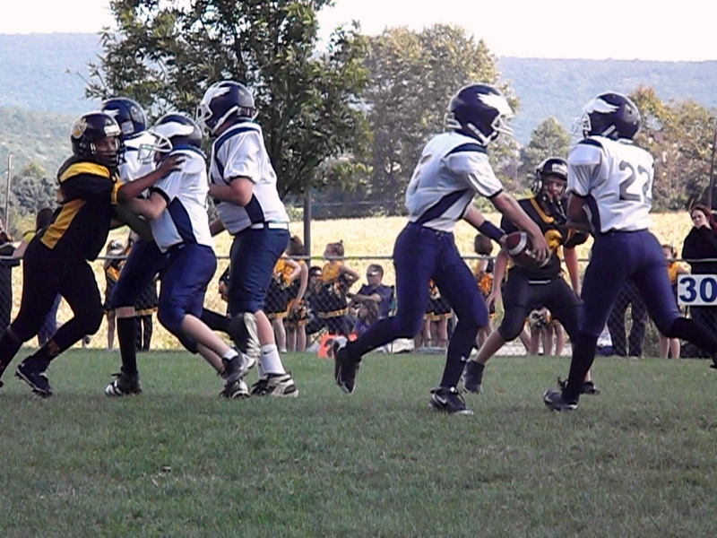 BLUE MOUNTAIN TRI COUNTY EAGLES FOOTBALL TEAM EAGLES BEAT PANTHER