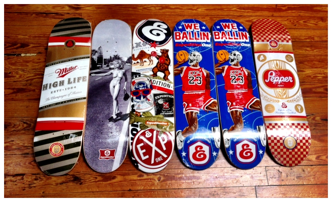 RELIEF SKATE SUPPLY NEW EXPEDITION BOARDS