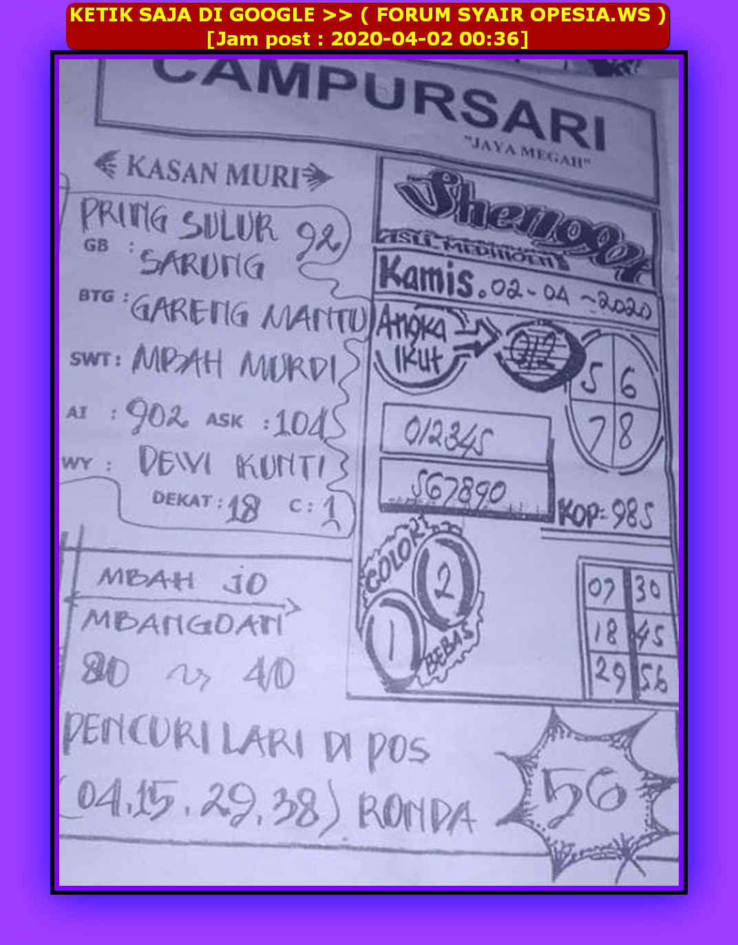 1 New Message Kode Syair Singapore 2 April 2020 Forum Syair Togel Hongkong Singapura Sydney 1 New Message Kode Syair Singapore 2 April 2020 Forum Syair Togel Hongkong Singapura Sydney