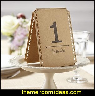 Brown Kraft Wedding Table Numbers - Vintage Affair rustic style wedding - Shabby Vintage Couture Wedding - Rustic, Recycled & Re-purposed Wedding - vintage inspired romance wedding - woodlands theme - country wedding - Rustic wedding decor - rustic party decor - whimsical vintage decor Brown Kraft Wedding Table Numbers - Vintage Affair