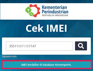 Cara Registrasi IMEI Yang Tidak Terdaftar