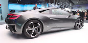 In Detroit, opened the door of the new Acura NSX Concept