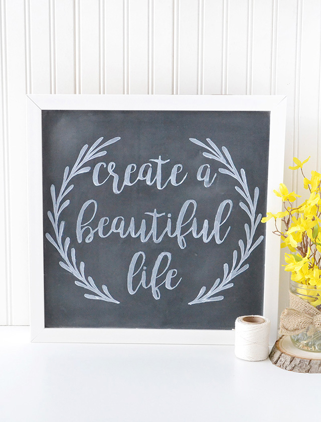 Aly Dosdall DIY chalk art