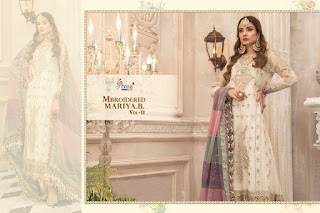 Shree fab Mbroidered mariya b vol 11 pakistani suits