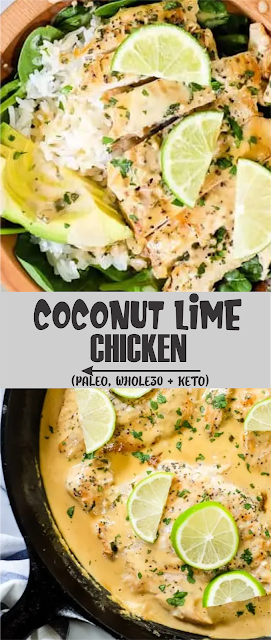 COCONUT LIME CHICKEN (PALEO, WHOLE30 + KETO) | Show You Recipes