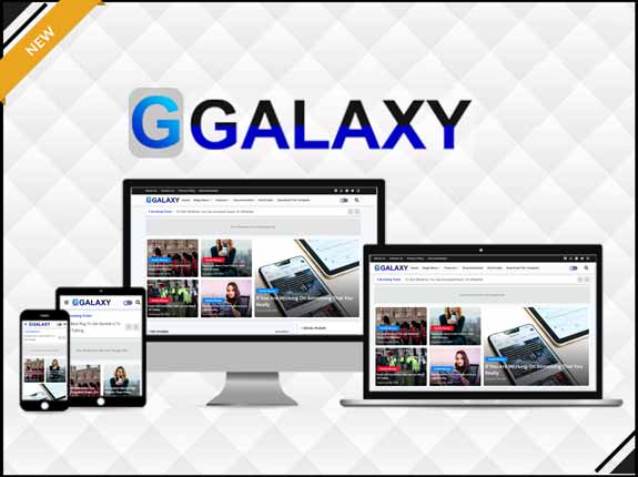 Galaxy - Magazine & Responsive Blogger Template - Blogger Template 2023