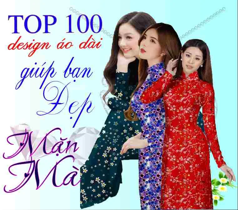 TOP 100 mẫu áo dài hoa nhí mới đẹp xinh giúp bạn luôn đẹp mặn mà