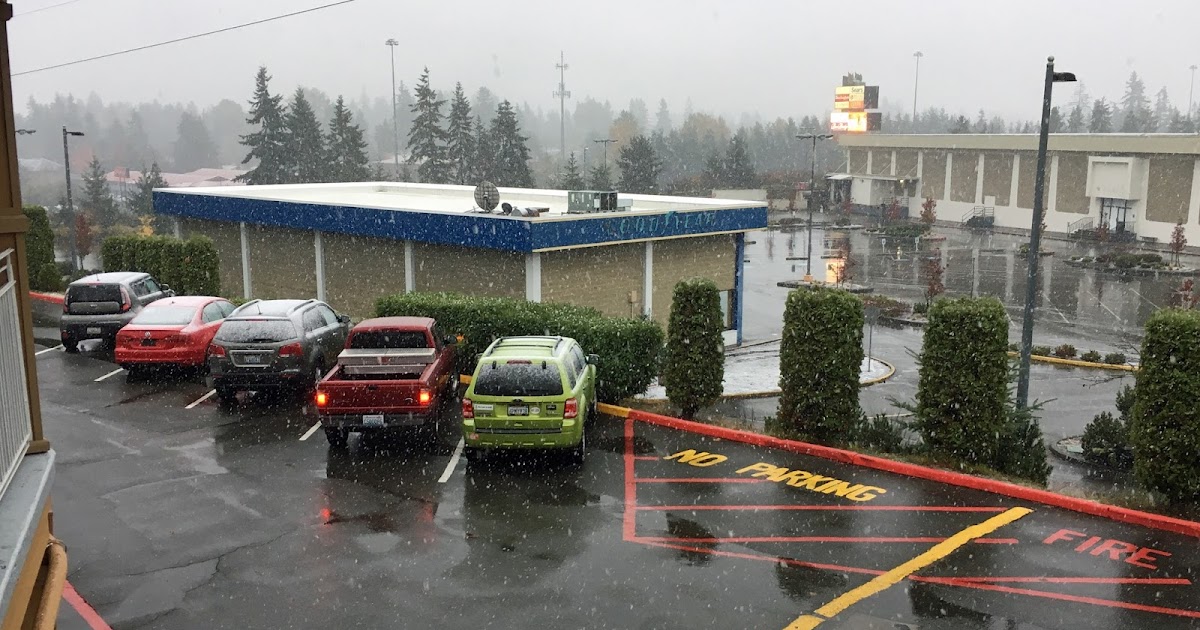 Can it happen here? It's snowing in central Washington state