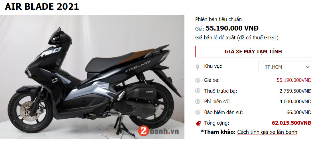 Honda Air Blade 160 cháy hàng tại Việt Nam với giá chênh 10 triệu đồng 360