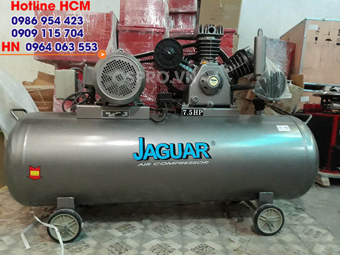 Máy nén khí Jaguar, Máy bơm hơi nhập khẩu giá rẻ 7.5hp dung tích 300L