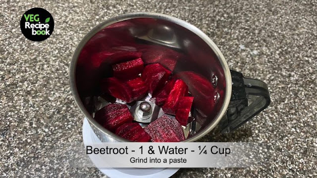 Beetroot Masala Dosai Recipe