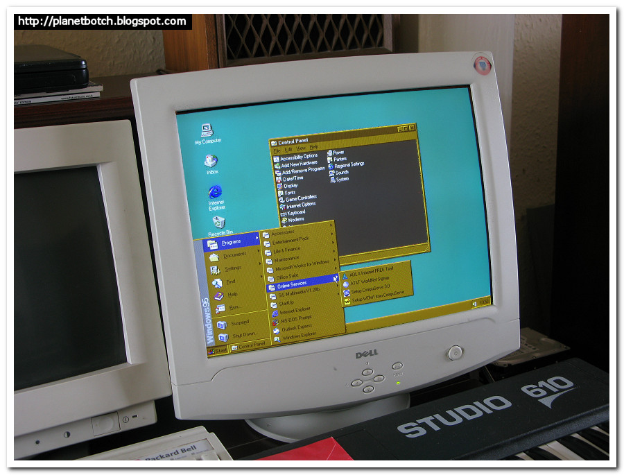 Монитор операционной системы. Монитор Windows 95. Виндовс 95 ПК. Моноблок Windows 95. Windows 95 системный блок.
