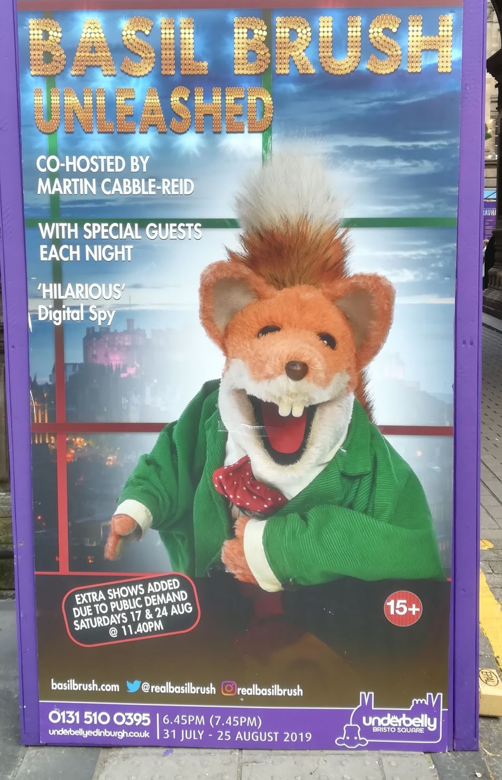 Fringe review Basil Brush Unleashed