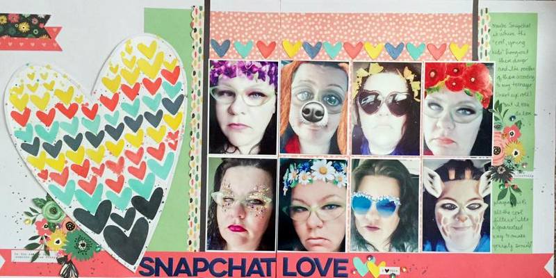 Snapchat Love: Let's Scrap Sketches Design Team.