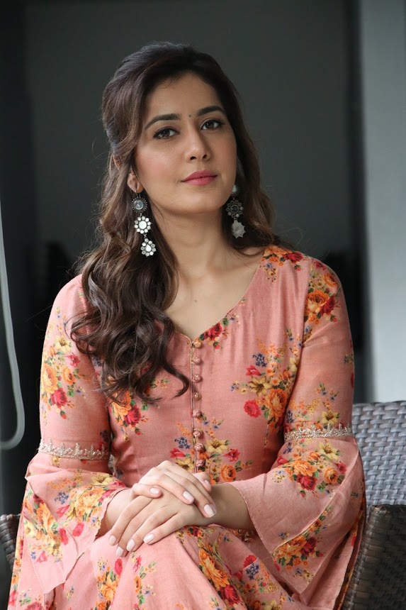 Raashi Khanna at Adanga Maru promotions