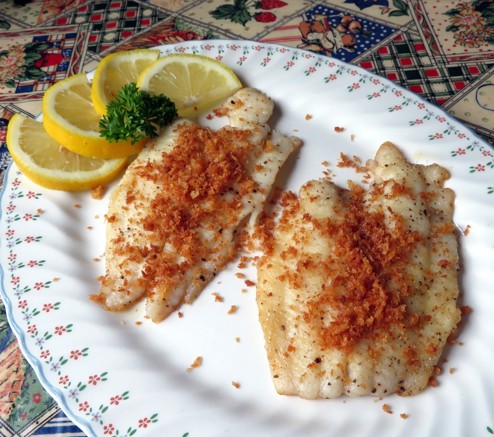 The English Kitchen Fillet of Sole with Crispy Fresh Breadcrumbs