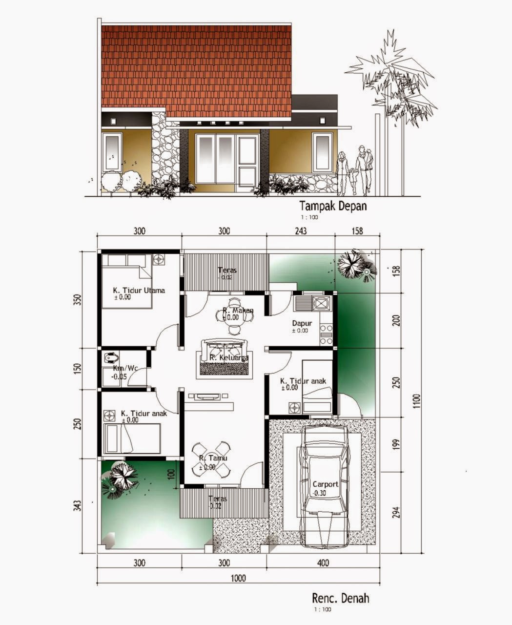 Desain Rumah Sederhana  Design Rumah Minimalis