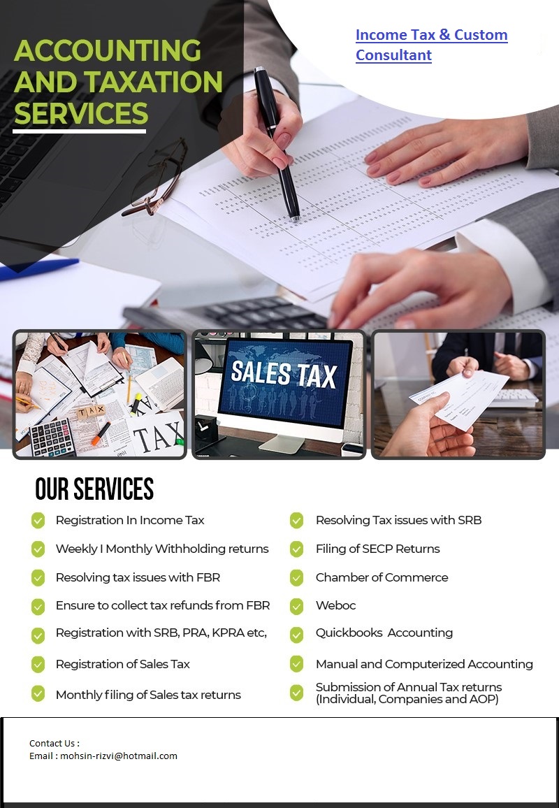 Tax & Custom Consultant