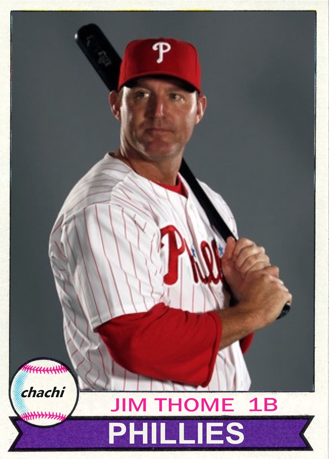 The Phillies Room: 2012 Chachi #12 Jim Thome