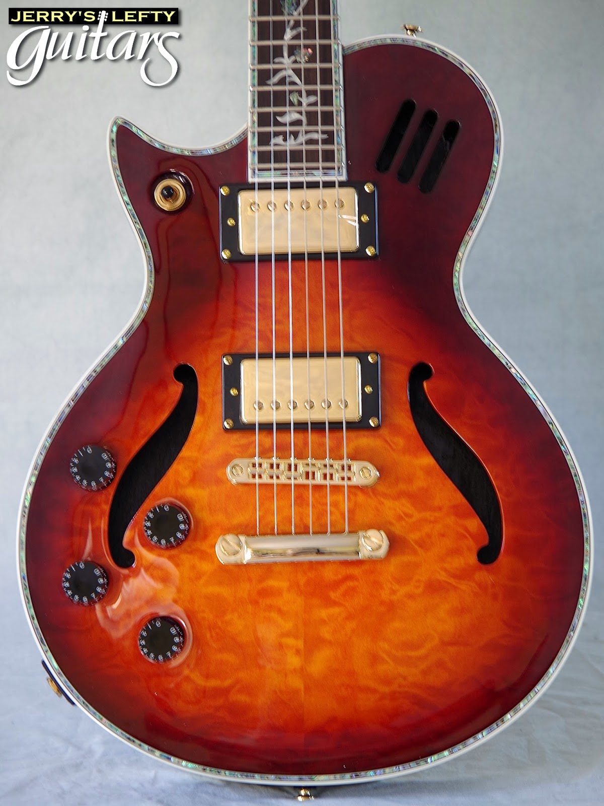 Jerry's Lefty Guitars newest guitar arrivals. Updated weekly! Prestige Heritage Hollowbody