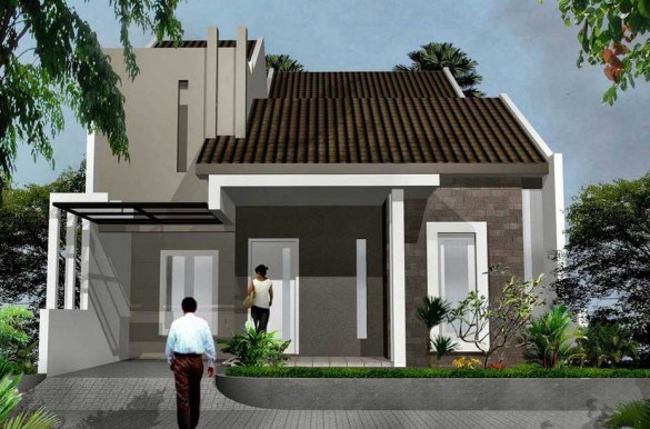 Desain Rumah Minimalis Tampak Depan 1 Lantai