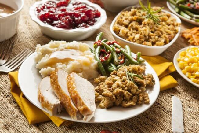 thanksgiving prepared meals
